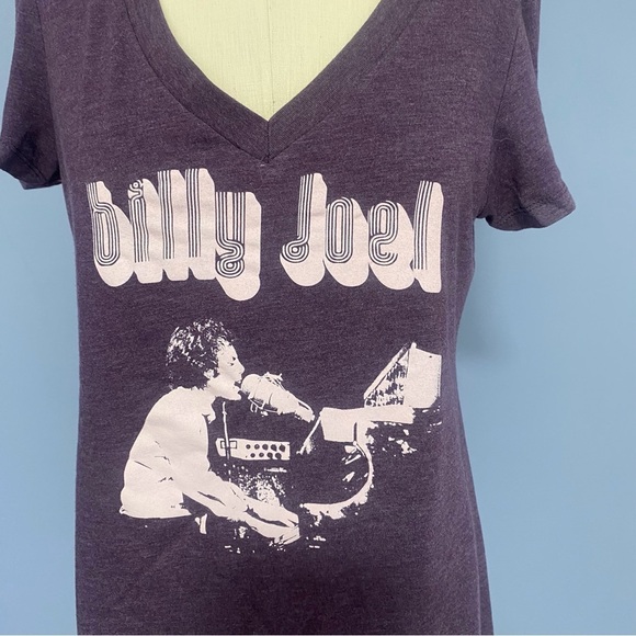 Billy Joel Purple Graphic T-Shirt XL - Picture 2 of 6